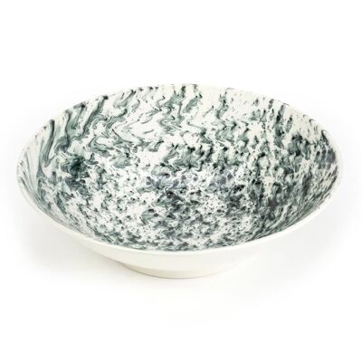 Hand glazed, earthenware medium serving bowl