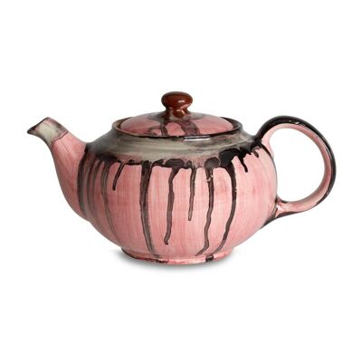 Hand painted creamware teapot (Teapot 1)