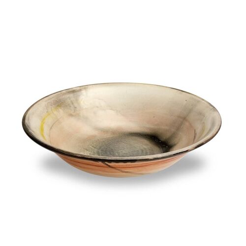 Hand painted, creamware serving bowl (Bowl 1)