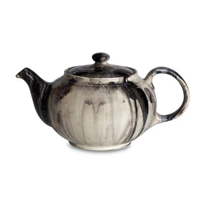 Hand painted, creamware teapot (Teapot 2)