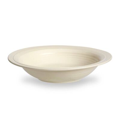 Large creamware soup bowl