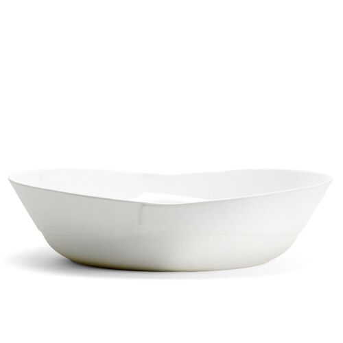 Large, shallow, fine bone china bowl