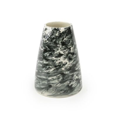 Kleine Vase aus handglasiertem Steingut