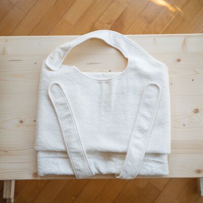 Bath apron - 100% GOTS organic cotton