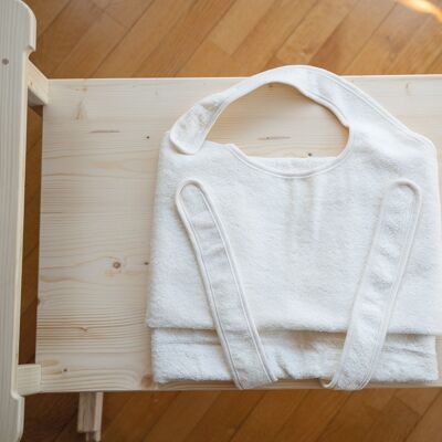 Bath apron - 100% GOTS organic cotton