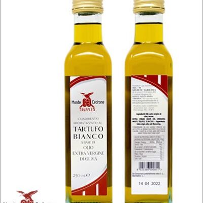 Condimento aromatizzato al TARTUFO BIANCO A BASE DI OLIO EXTRA VERGINE DI OLIVA