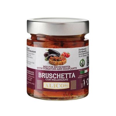 Bruschetta with Sicilian aubergines - Alicos
