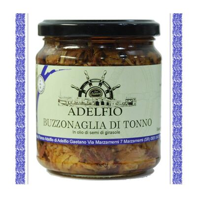 Buzzonaglia de atún en aceite - Adelfio