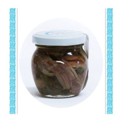 Filetes de anchoa con alcaparras - Adelfio