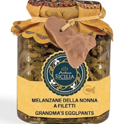 Grandma's Sicilian aubergines in fillets - Ancient Sicily