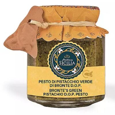 Pesto 100% Pistacho de Bronte D.U.p. - La antigua Sicilia