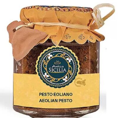 Pesto pour pâtes éoliennes (180g) - Antica Sicilia