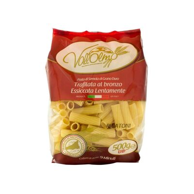 Sicilian Bronze Drawn Rigatoni - Vallolmo