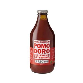 Sauce tomate cerise sicilienne prête à l'emploi et Datterino - Alicos