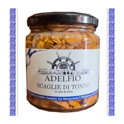 Sizilianische Thunfischflocken in Olivenöl – Adelfio