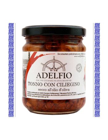Thon aux Tomates Cerises Séchées à l'Huile d'Olive - Adelfio
