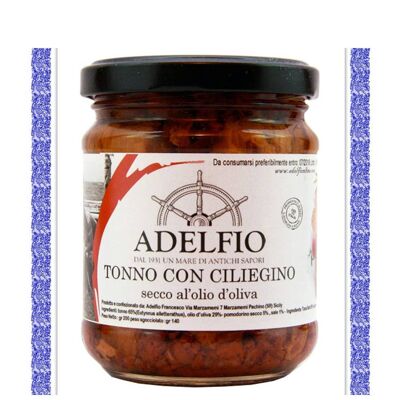 Thon aux Tomates Cerises Séchées à l'Huile d'Olive - Adelfio