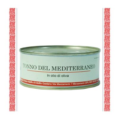 Tonno del mediterraneo all'olio d'oliva latta