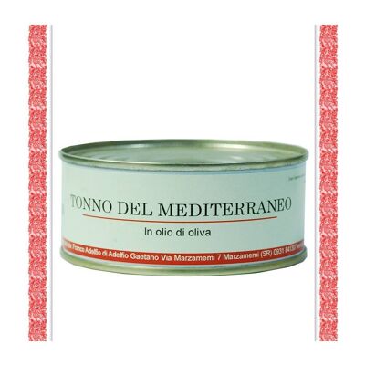 Tonno del mediterraneo all'olio d'oliva latta - Adelfio