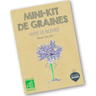 Mini organic seed kit of Noah the blueberry