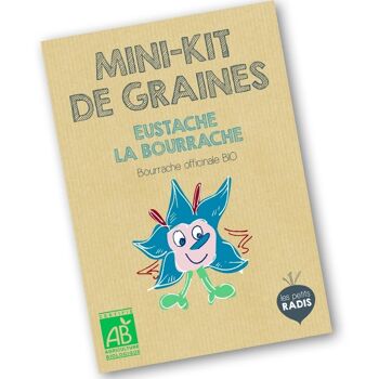 Mini kit de graines BIO d'Eustache la bourrache 1