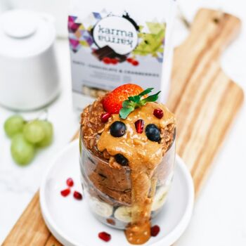 organic oatmeal chocolate nuts & cranberries | 8x 300g | Nutri-score A & vegan 2