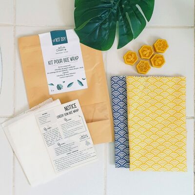 DIY I make my Bee Wrap - reusable packaging / zero waste / beeswax / ecological - Do it yourself
