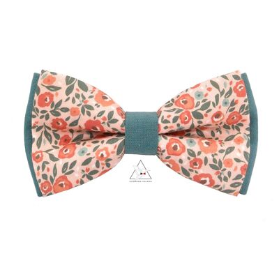 Sage Victoria Canopy flapper bow tie in fabric