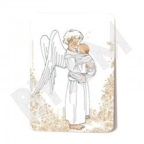 Carte de baptême "angelot"