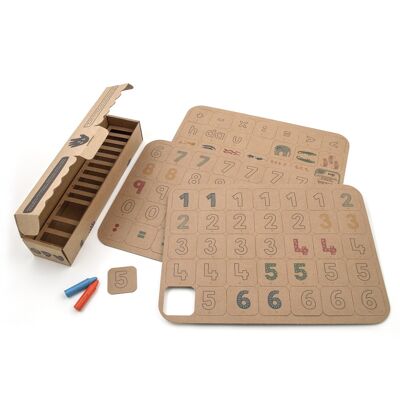 Cardboard Number Cards