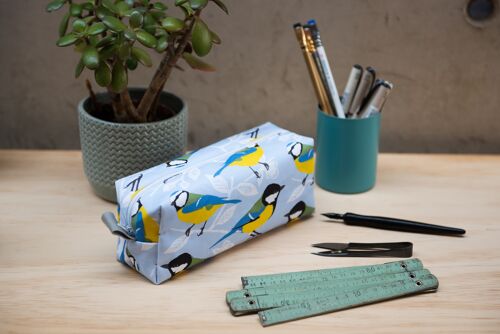 Blue and Great Tit Pencil Case