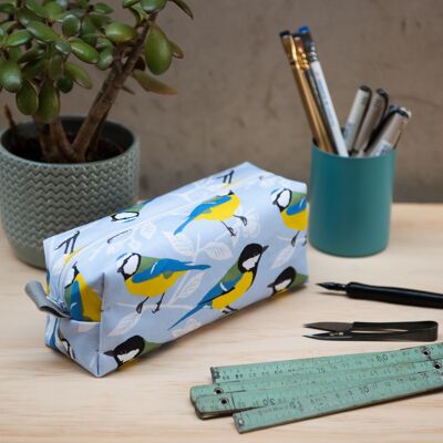 Blue and Great Tit Pencil Case