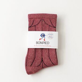 Chaussettes Bianca 36-41 fabriquées en France et solidaires de la marque Bonpied 2
