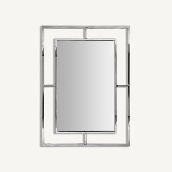 Miroir argenté Denver - 80x2x100cm 1