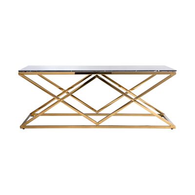 Tavolino Everest dorato - 120x60x45cm