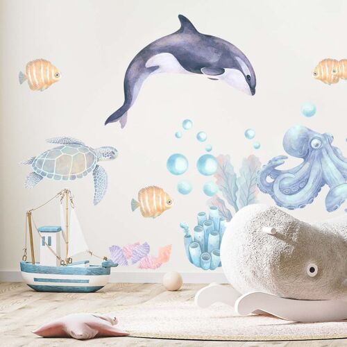 Wall Sticker | Ocean Animals II