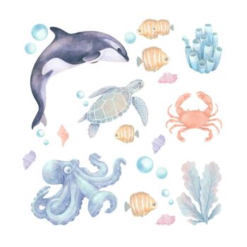 Sticker mural | Animaux de l'océan II 6