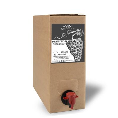 Primitivo Puglia IGP Bag in Box 5 Litri