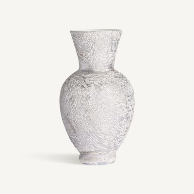 Low instict glass vessel - 17x17x26cm