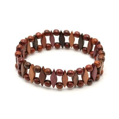 Olympia multicolored wood bracelet