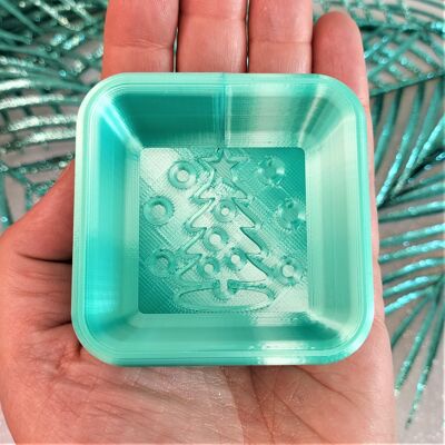 MINI ALBERO DI NATALE DI NATALE Stampo per bombe da bagno - Stampo stampato in 3D