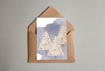 carte postale - décembre - 'forêt de sapins' 4