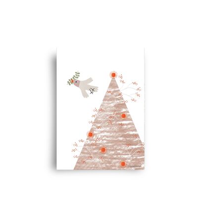 Postkarte - Dezember - 'Friedliche Weihnachten'