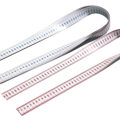 Measuring tape 100 cm (10 pieces) | double-sided cm blue & mm red measuring tape measure Wissner