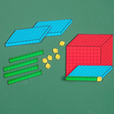 3D Dezimalrechensatz magnetisch | Lernmaterial kombinierbar Mathematik Grundschule