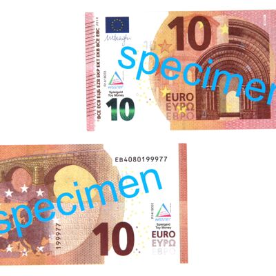 Billete de 10 euros (100 piezas)