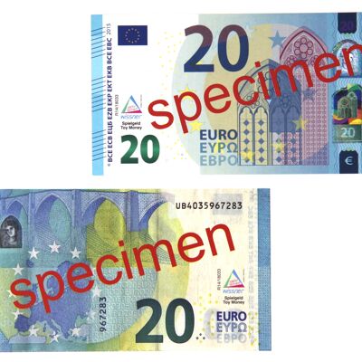 Billete de 20 euros (100 piezas)