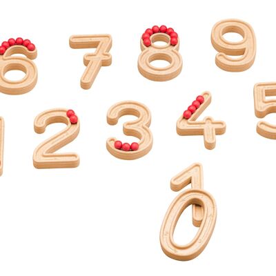 Number Set Digits Tracing, Feeling & Linking | Amount of RE-Wood®