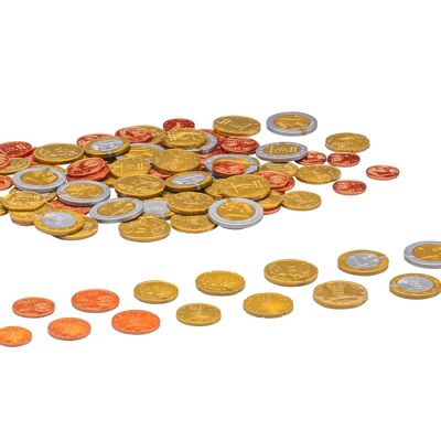 Play money coins medium set (80 coins)