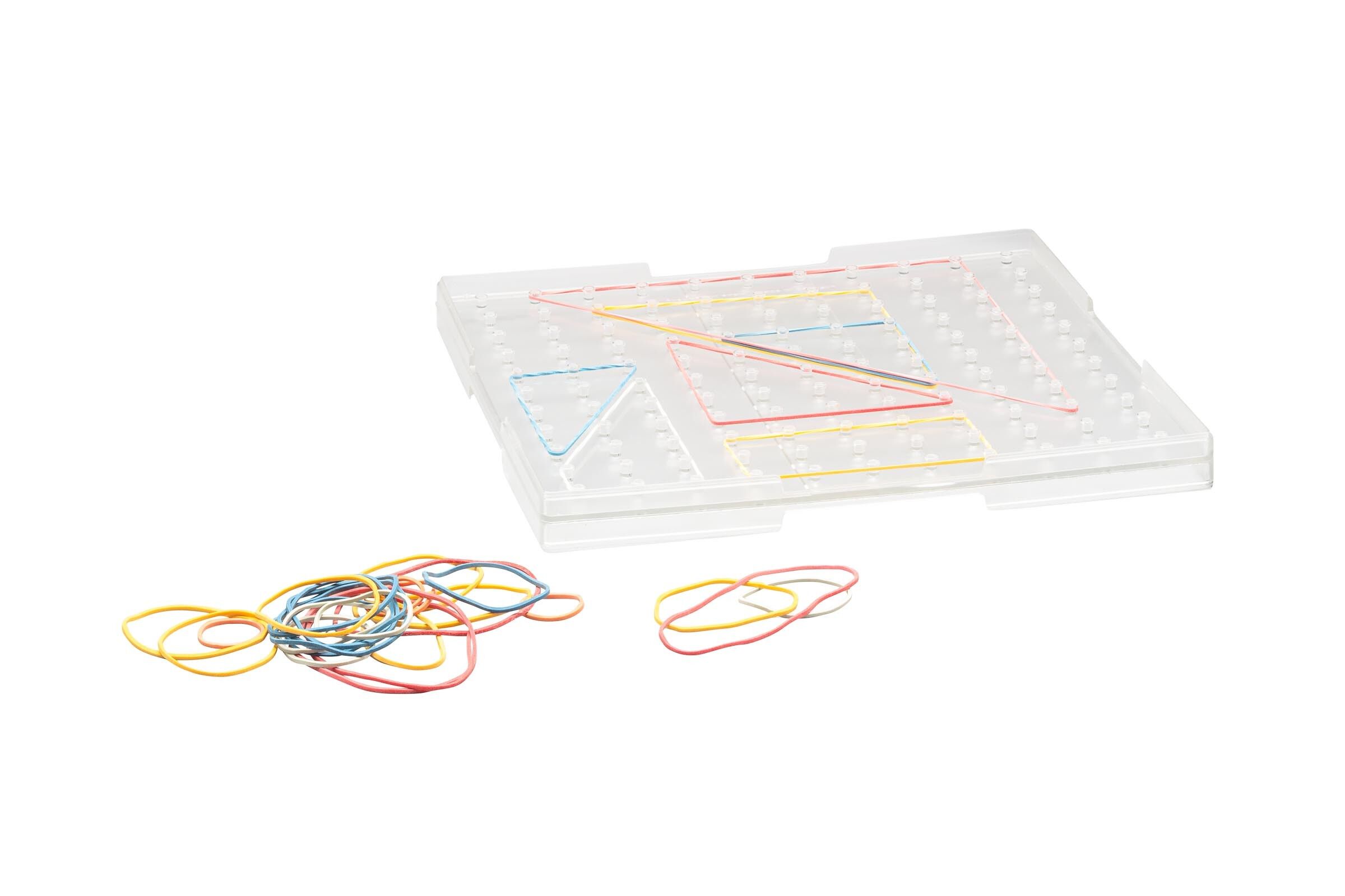 tavola geometrica grande trasparente | Impara Geoboard Math RE-Plastic® Wissner